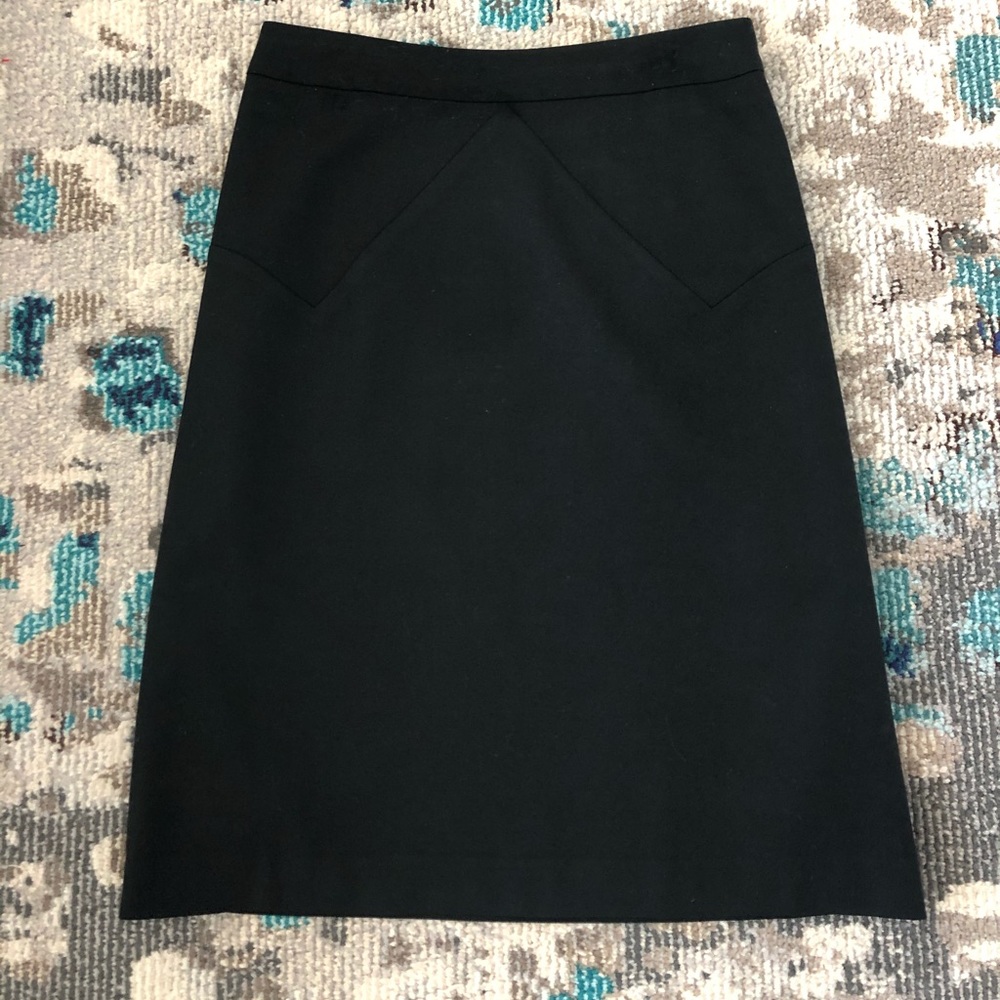 Rebecca Taylor Pencil Black Skirt